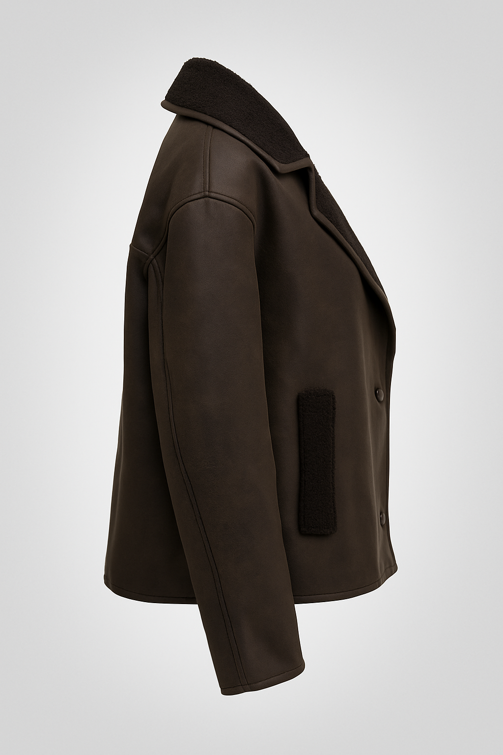 Giacca Vintage Effetto Pelle | Giacca Corta Stile Classico