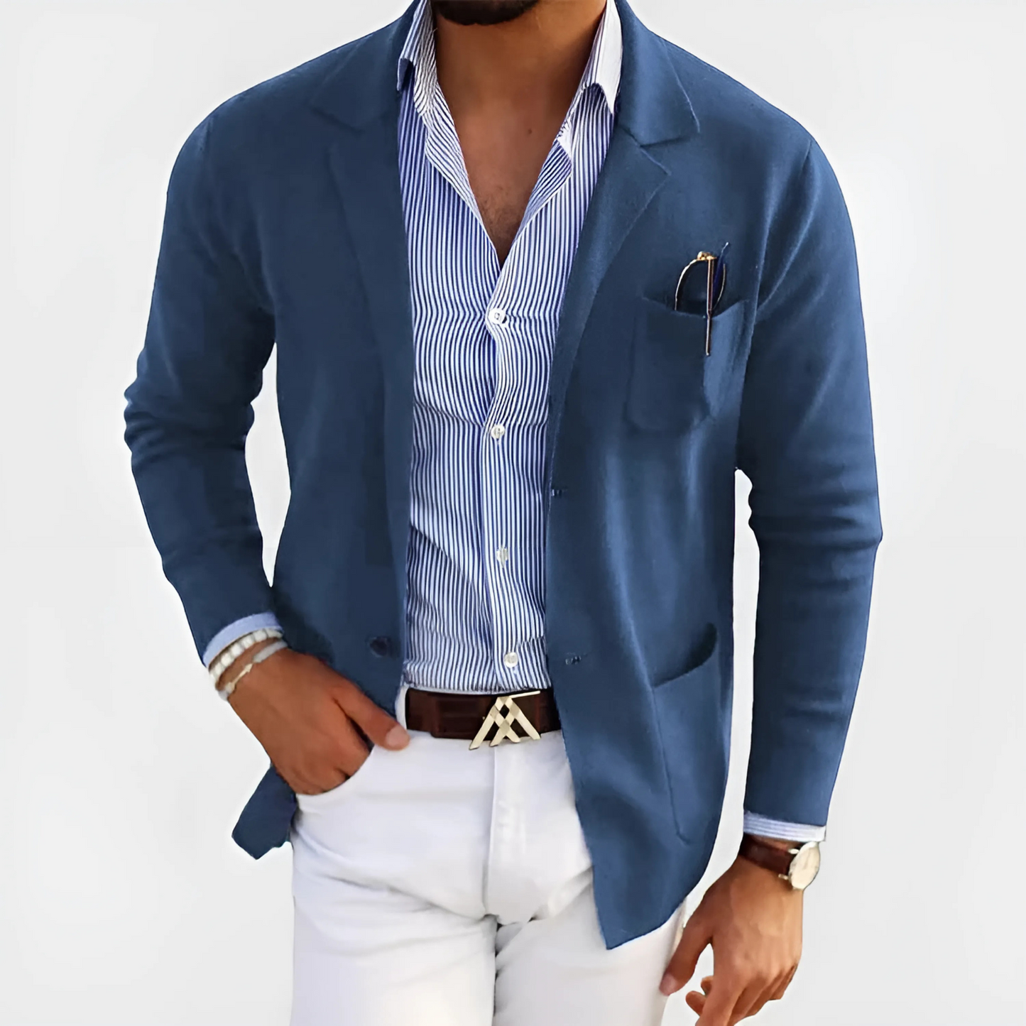 Blazer Leggero con Revers Classico | Stile Smart Casual