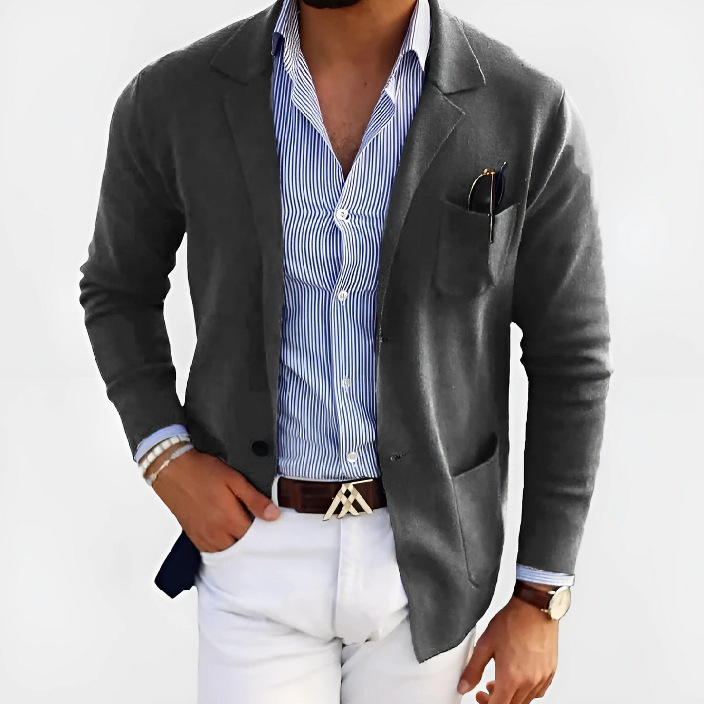 Blazer Leggero con Revers Classico | Stile Smart Casual