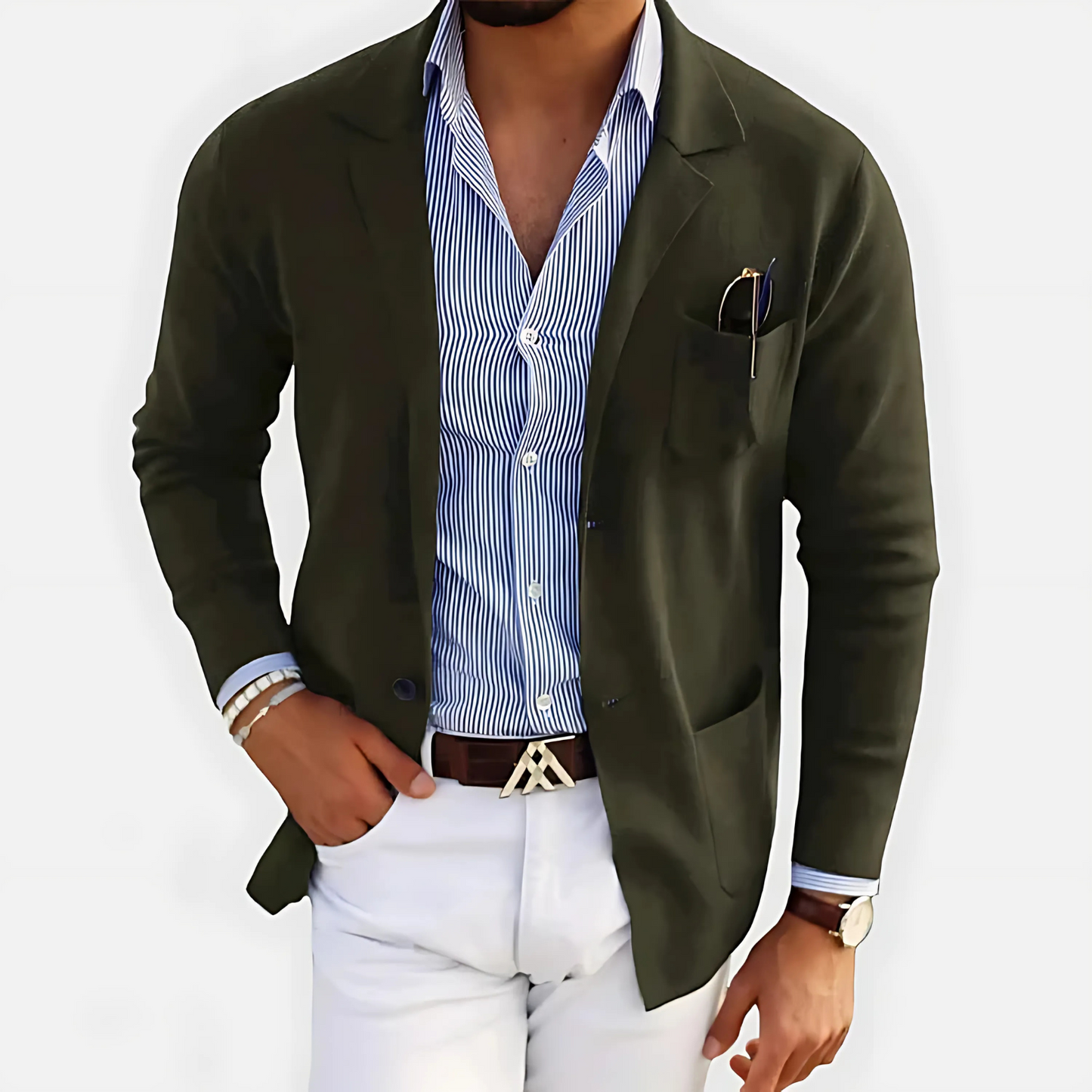 Blazer Leggero con Revers Classico | Stile Smart Casual