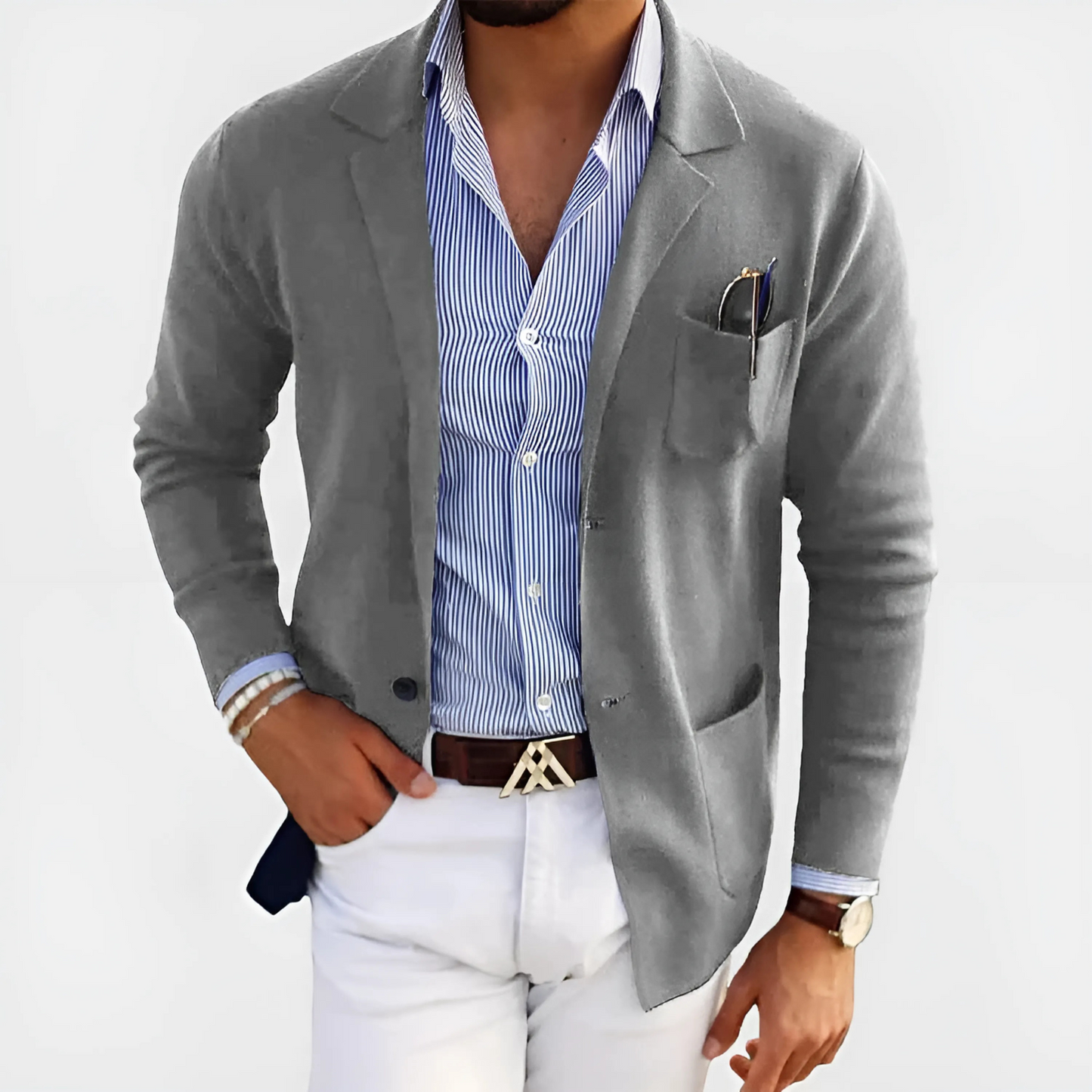 Blazer Leggero con Revers Classico | Stile Smart Casual
