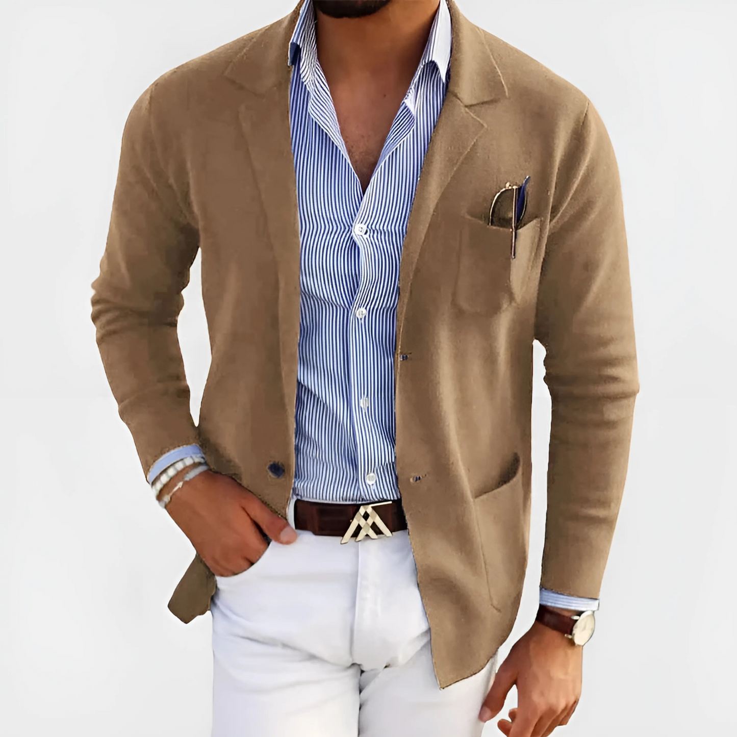 Blazer Leggero con Revers Classico | Stile Smart Casual