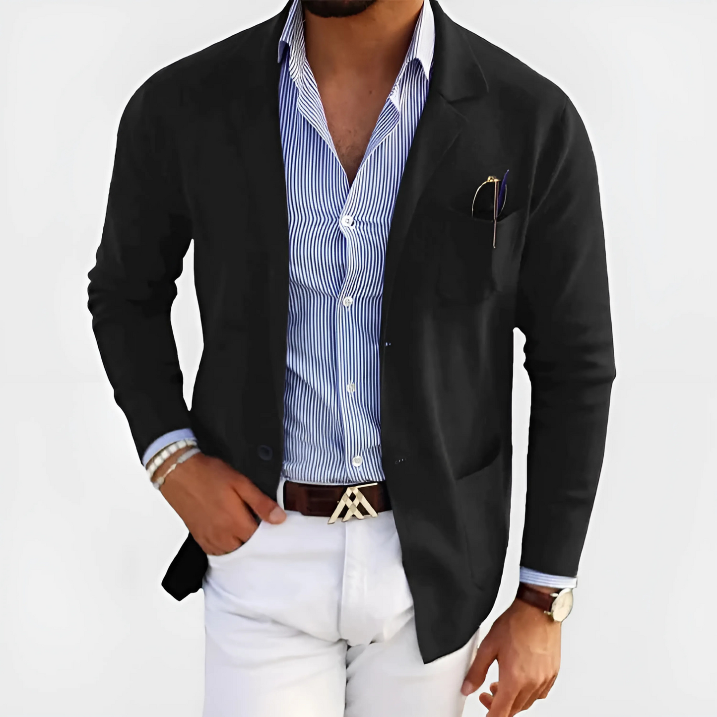 Blazer Leggero con Revers Classico | Stile Smart Casual