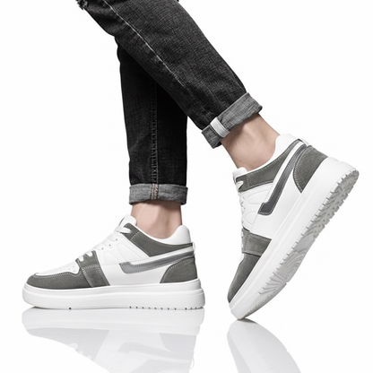 Sneakers con Rialzo Interno e Dettagli a Contrasto | Comfort
