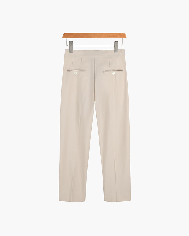 Pantaloni con Vita Regolabile | Tasche e Dettagli Funzionali