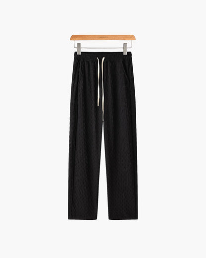 Pantaloni Jacquard da Uomo | Mix di Cotone Oversized Comfort