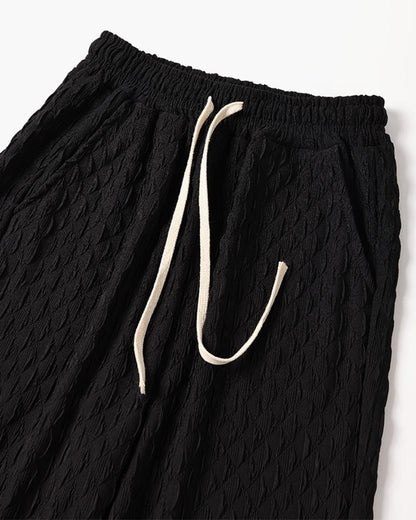 Pantaloni Jacquard da Uomo | Mix di Cotone Oversized Comfort