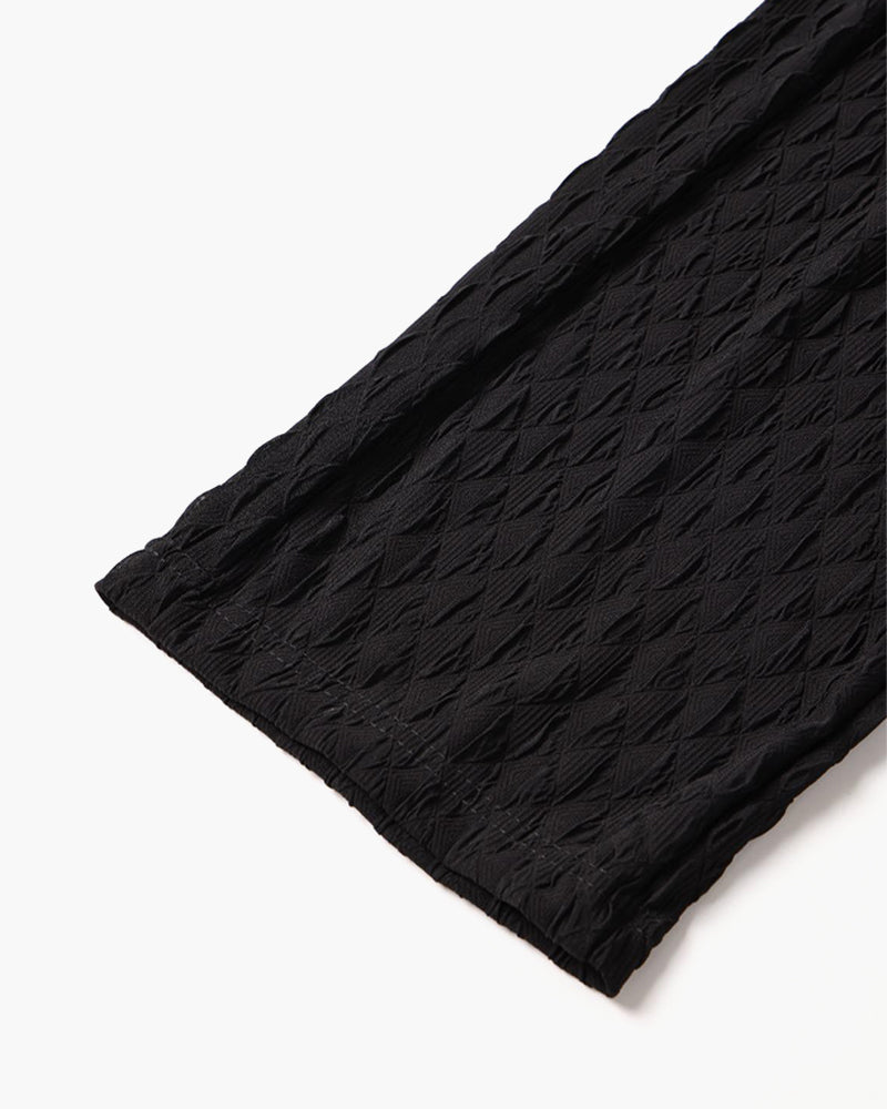 Pantaloni Jacquard da Uomo | Mix di Cotone Oversized Comfort