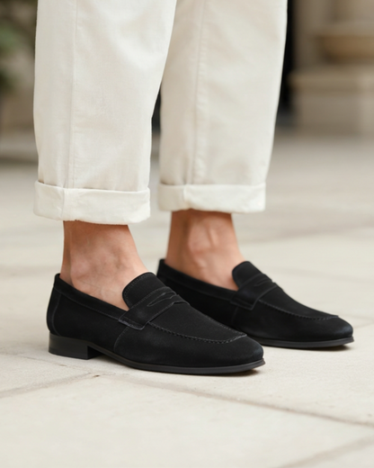 Penny Loafers in Suede | Eleganza Classica e Comfort Quotidiano