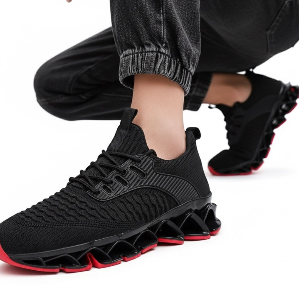 Sneakers con Rialzo Interno e Suola Strutturata | Comfort