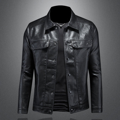 Giacca Biker con Zip e Vestibilità Slim | Stile Casual per Uso Quotidiano