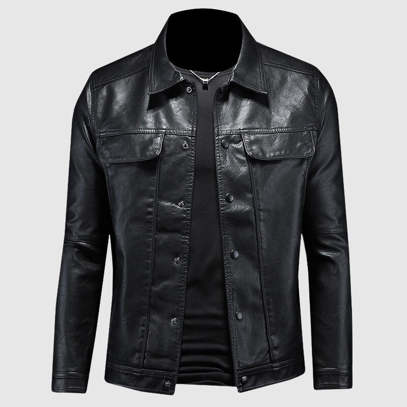 Giacca Biker con Zip e Vestibilità Slim | Stile Casual per Uso Quotidiano
