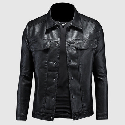 Giacca Biker con Zip e Vestibilità Slim | Stile Casual per Uso Quotidiano