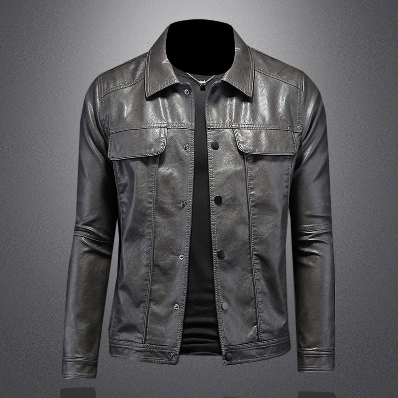 Giacca Biker con Zip e Vestibilità Slim | Stile Casual per Uso Quotidiano