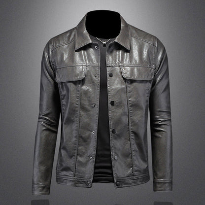 Giacca Biker con Zip e Vestibilità Slim | Stile Casual per Uso Quotidiano