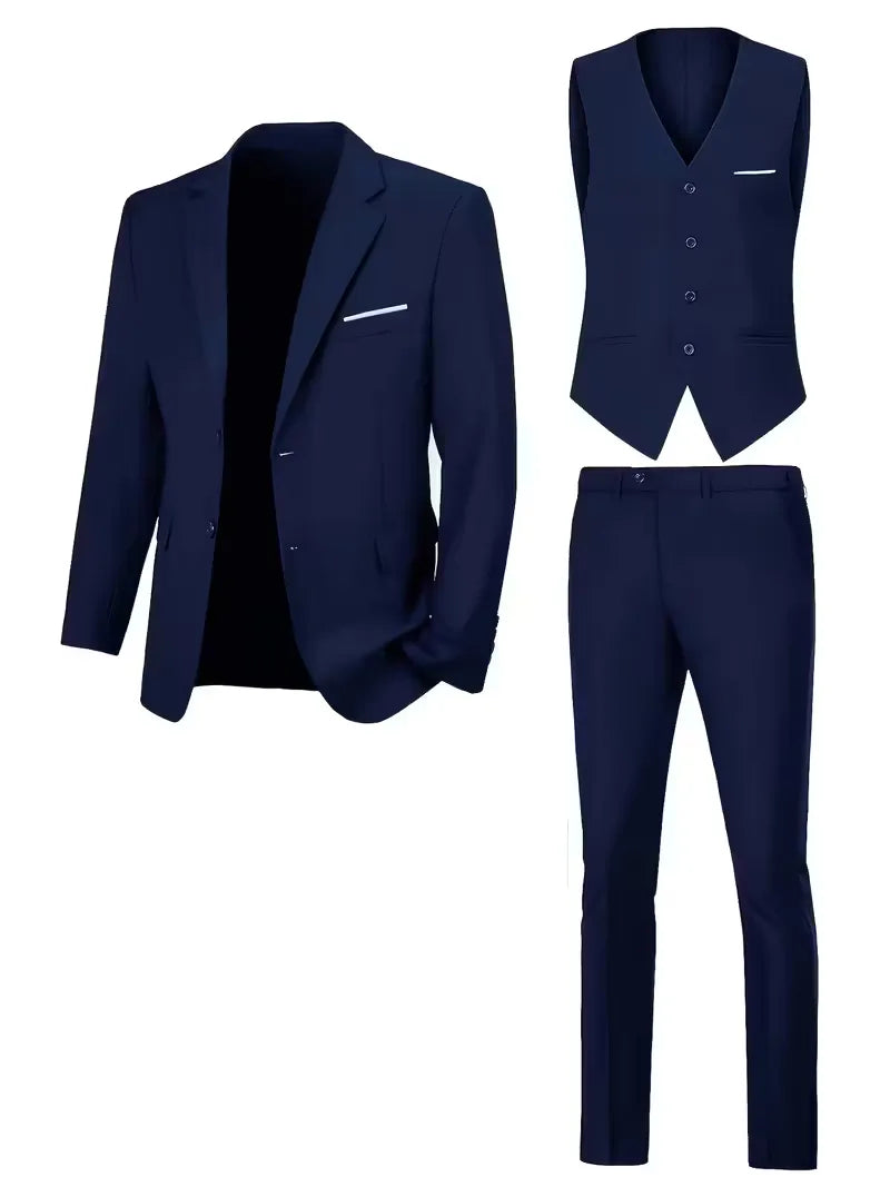 Completo Tre Pezzi Slim Fit Elegante | Abito Cerimonia
