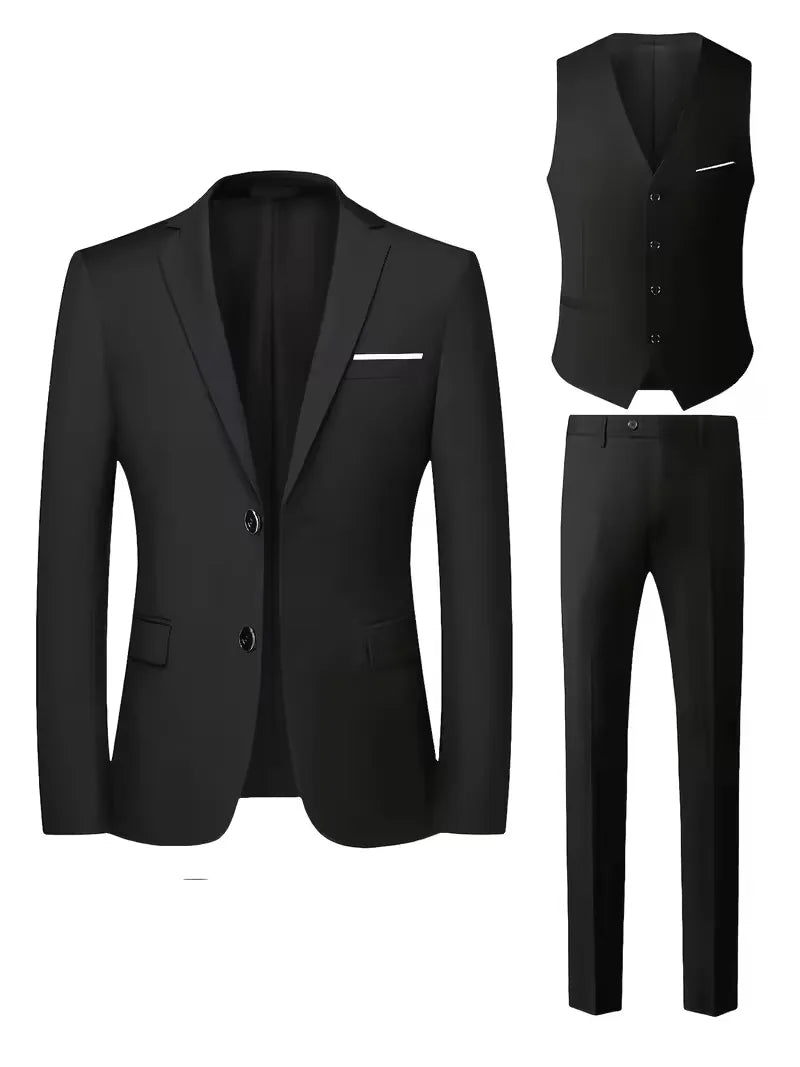 Completo Tre Pezzi Slim Fit Elegante | Abito Cerimonia