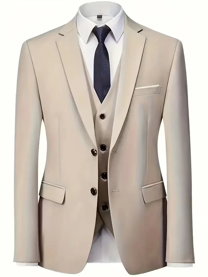 Completo Tre Pezzi Slim Fit Elegante | Abito Cerimonia
