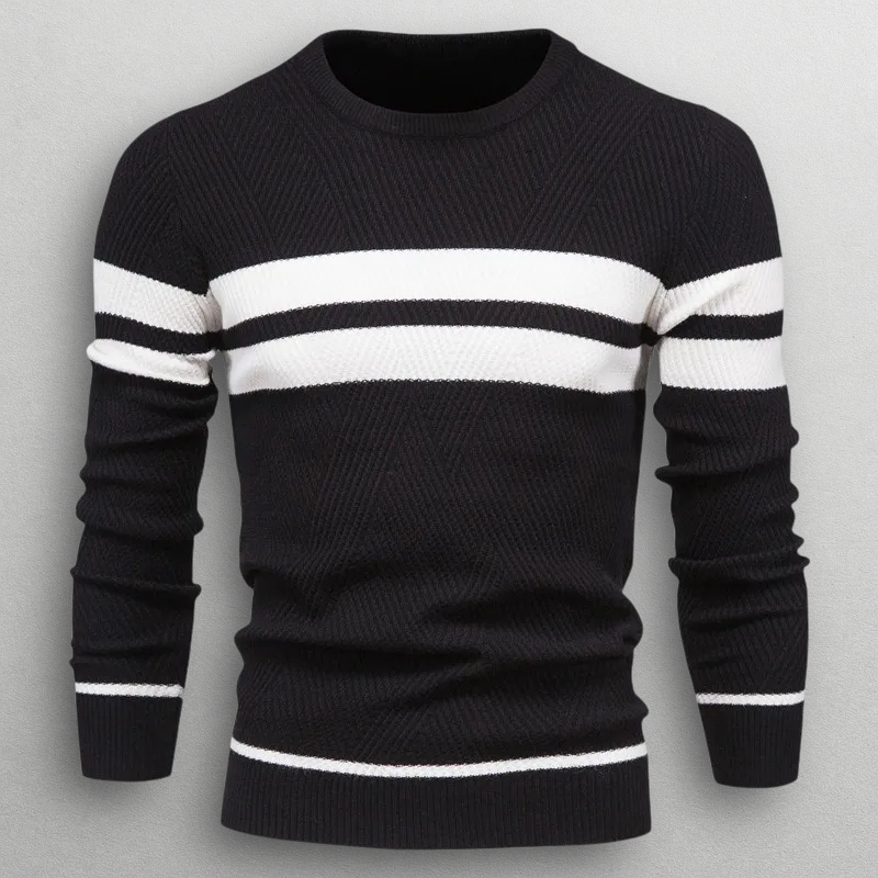 Pullover a Righe Moderno | Maglia Morbida e Versatile