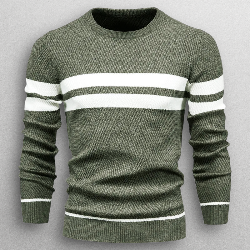Pullover a Righe Moderno | Maglia Morbida e Versatile