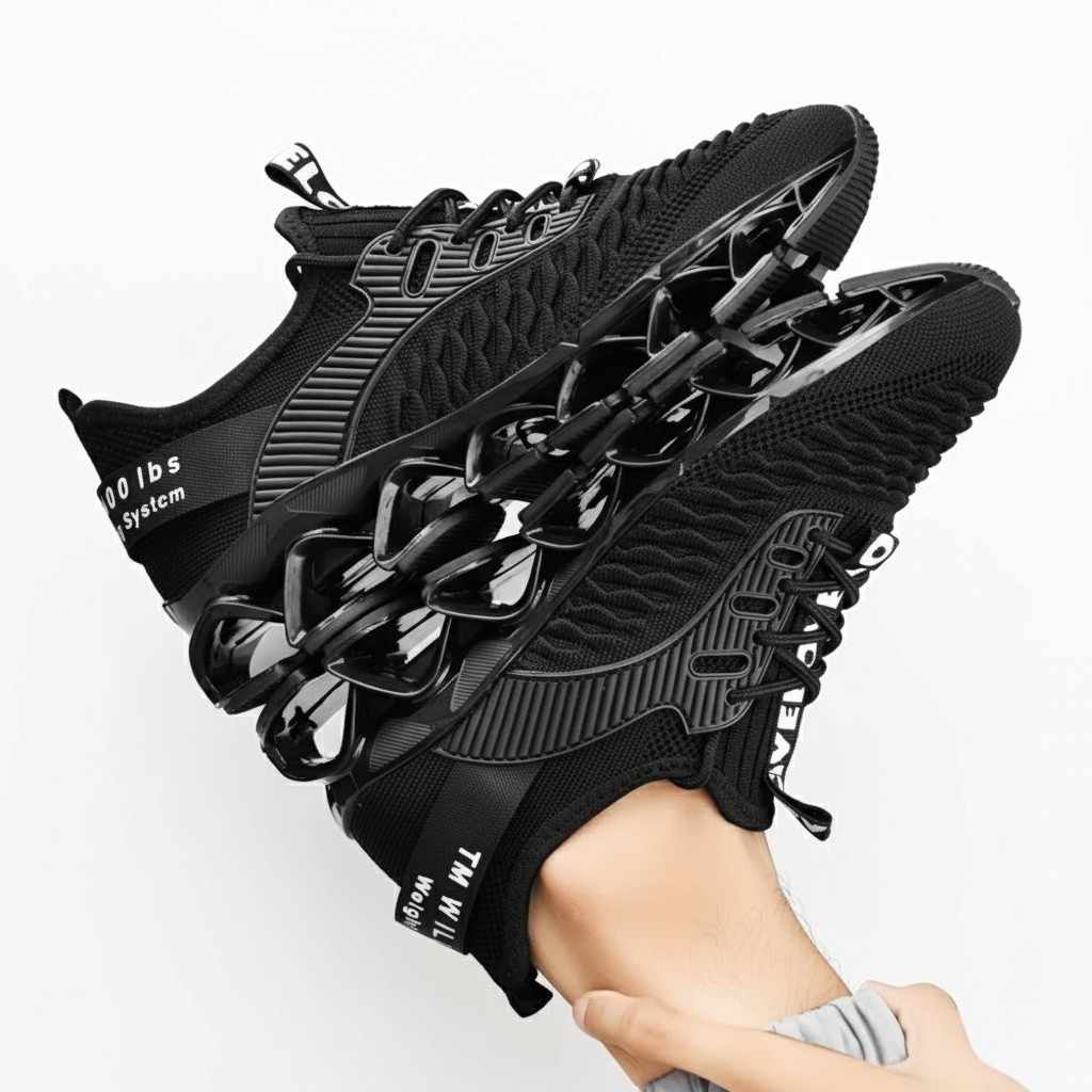 Sneakers con Rialzo Interno e Suola Strutturata | Comfort