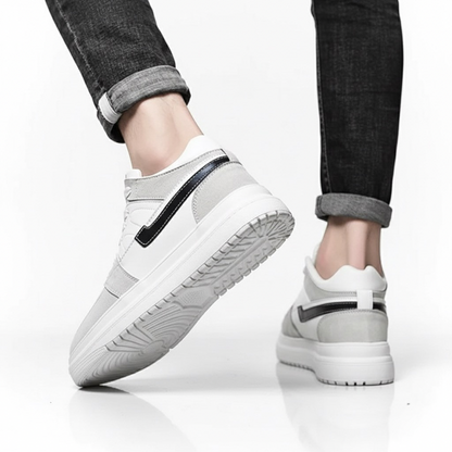 Sneakers con Rialzo Interno e Dettagli a Contrasto | Comfort