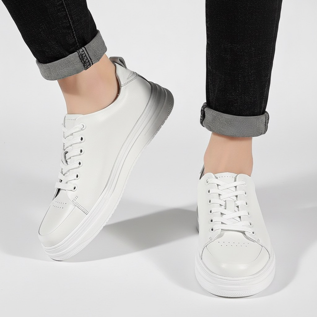 Sneakers con Rialzo Interno | Comfort e Stile Pulito