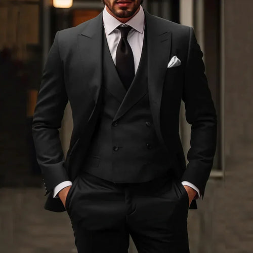 Completo 3 Pezzi Elegante | Blazer Gilet e Pantaloni