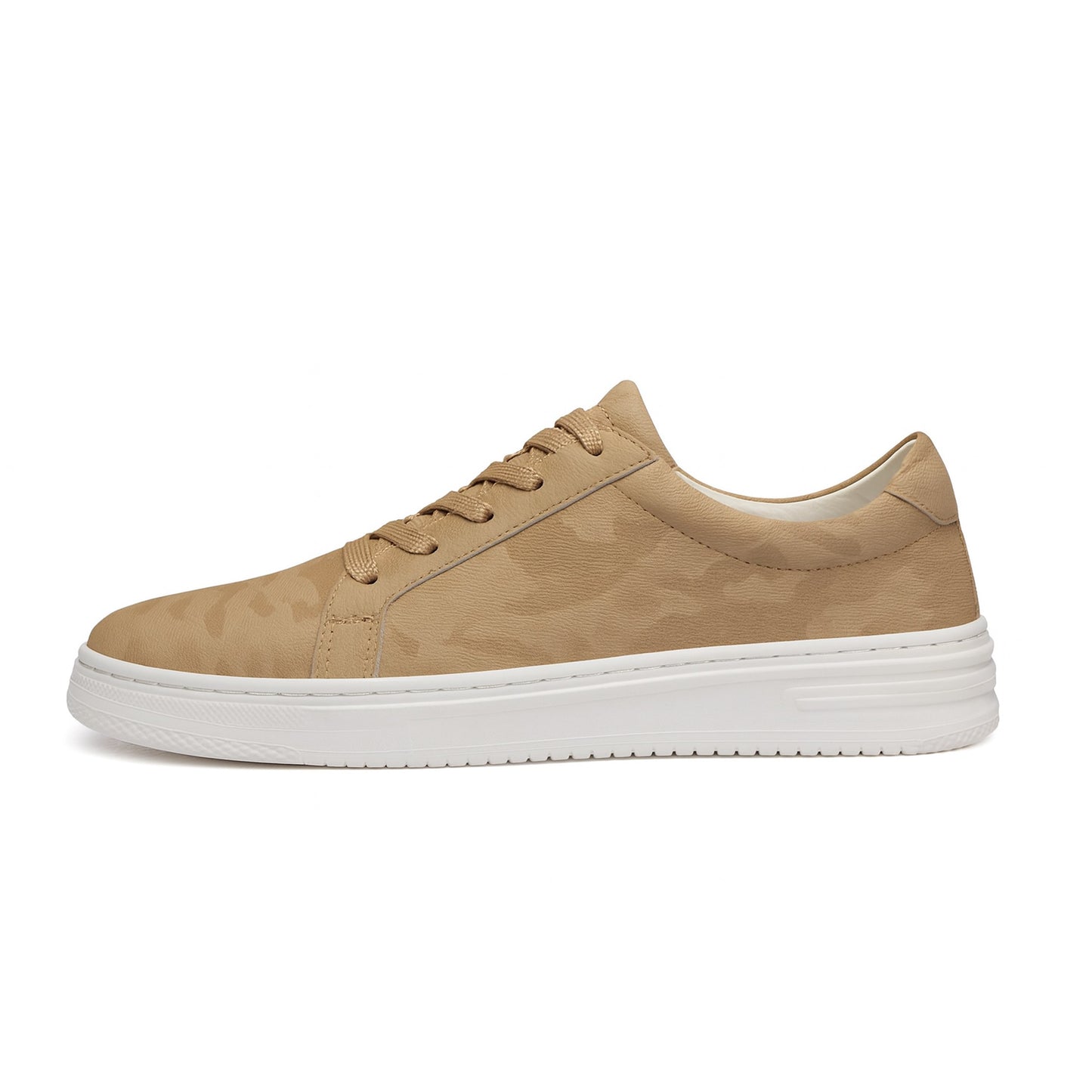 Sneakers con Rialzo Interno e Texture Discreta | Comfort