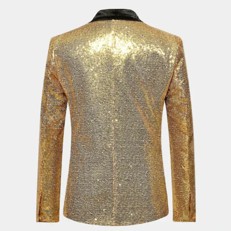 Blazer Smoking con Finitura Glitter | Eleganza da Sera
