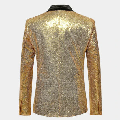 Blazer Smoking con Finitura Glitter | Eleganza da Sera
