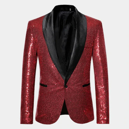 Blazer Smoking con Finitura Glitter | Eleganza da Sera