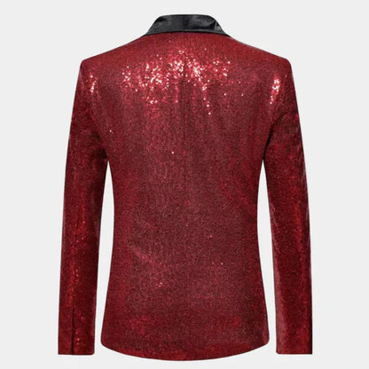 Blazer Smoking con Finitura Glitter | Eleganza da Sera