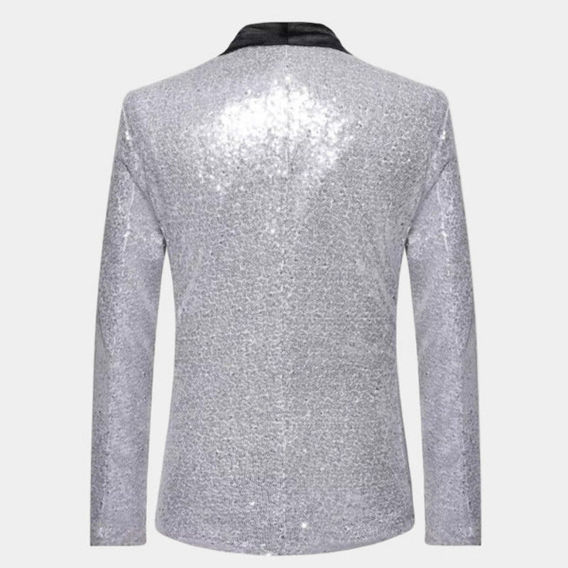 Blazer Smoking con Finitura Glitter | Eleganza da Sera