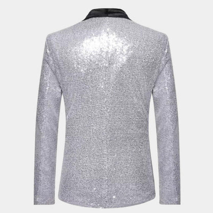 Blazer Smoking con Finitura Glitter | Eleganza da Sera