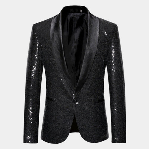 Blazer Smoking con Finitura Glitter | Eleganza da Sera