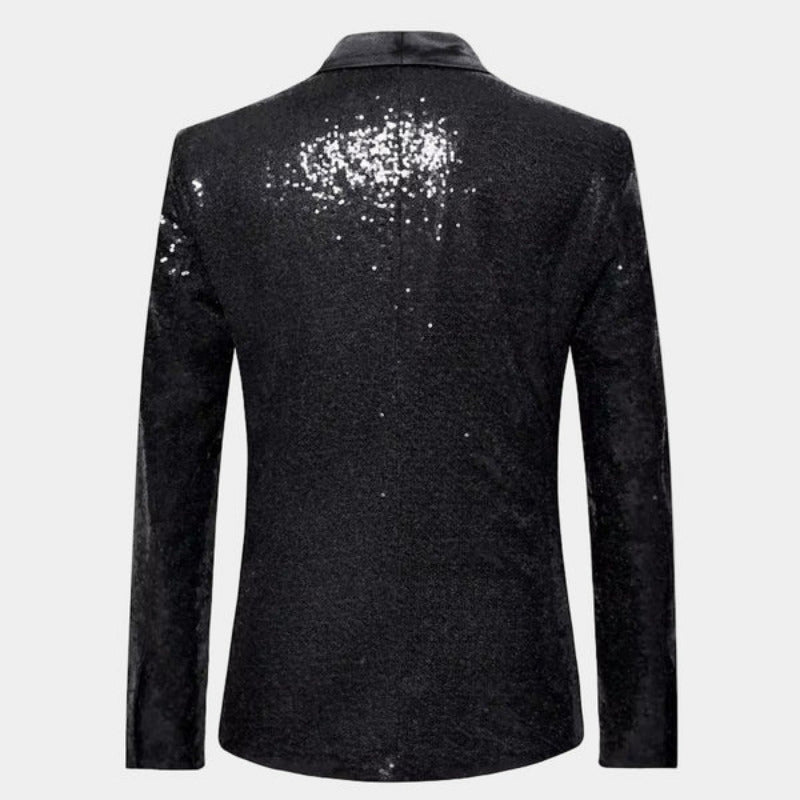 Blazer Smoking con Finitura Glitter | Eleganza da Sera