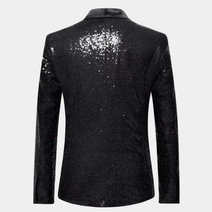 Blazer Smoking con Finitura Glitter | Eleganza da Sera