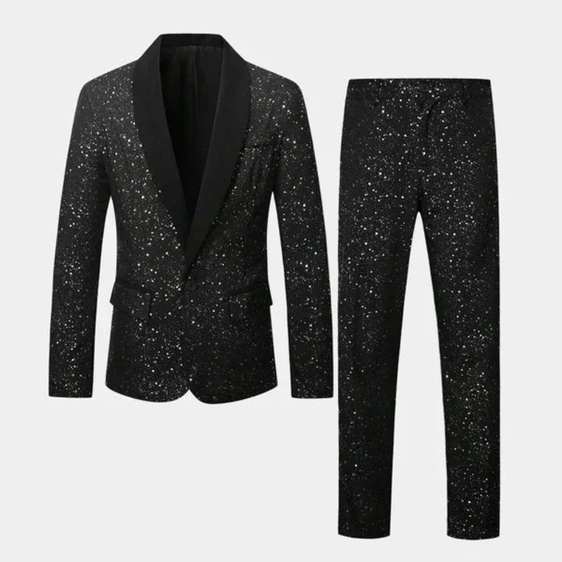 Completo Glitter Elegante | Giacca e Pantaloni