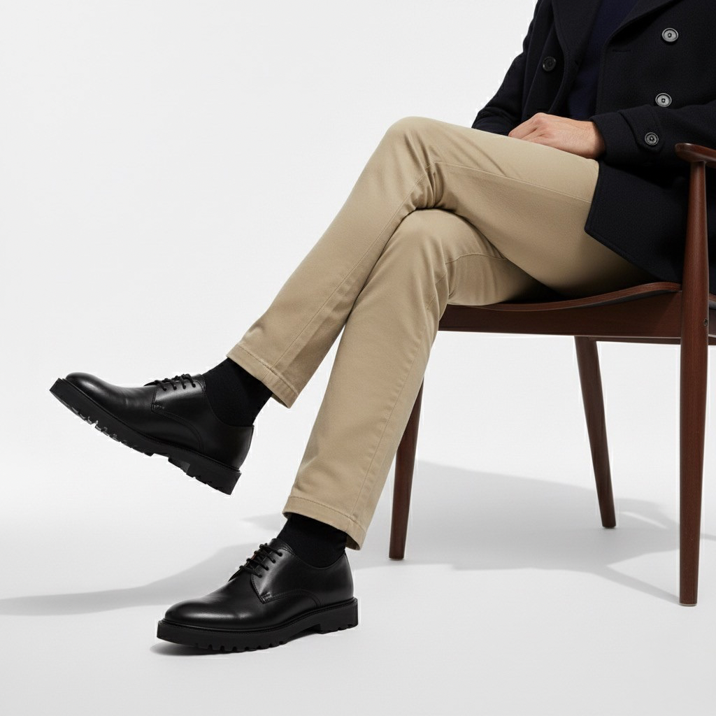 Scarpa Elegante con Rialzo | Design Discreto Italiano