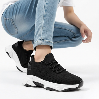 Sneakers con Rialzo Interno e Suola Sagomata | Comfort