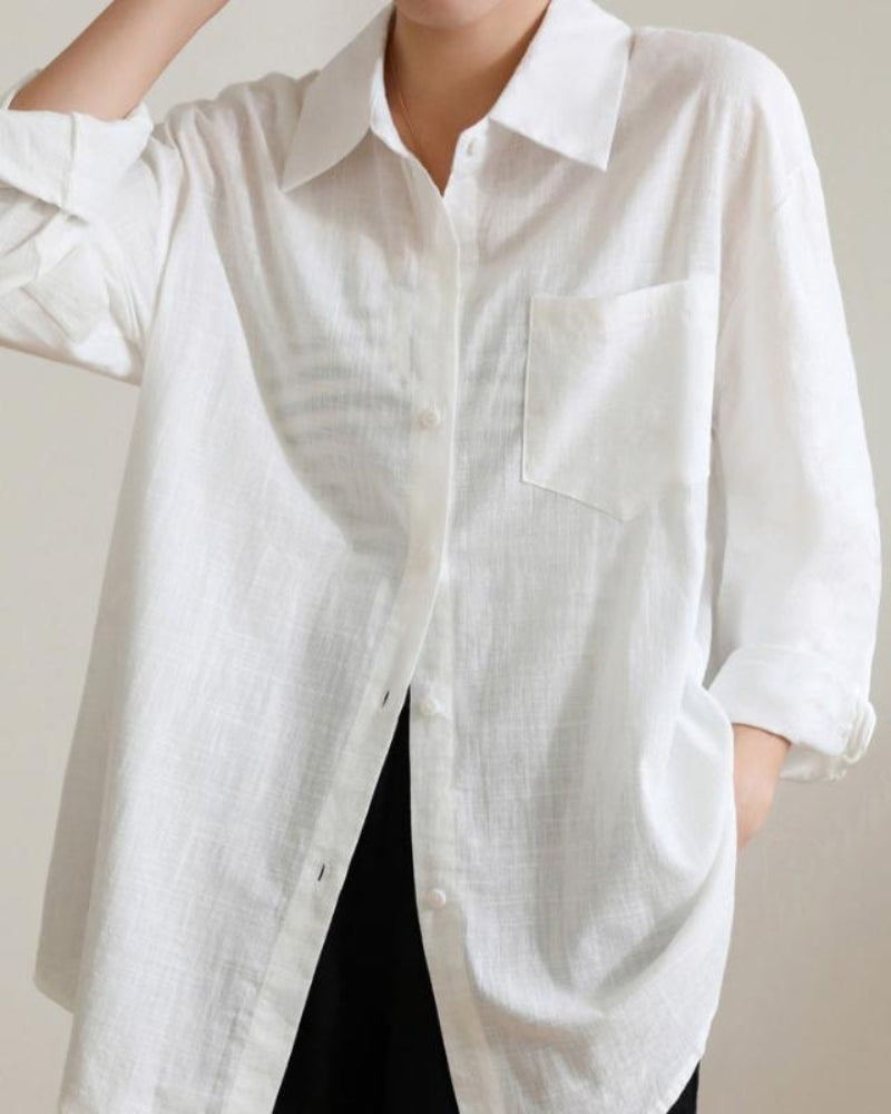 Camicia in Lino Donna Estiva | Leggera e Traspirante