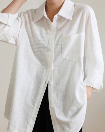 Camicia in Lino Donna Estiva | Leggera e Traspirante