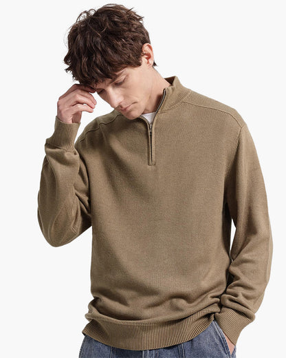 Maglione in Lana Merino con Zip | Comfort ed Eleganza