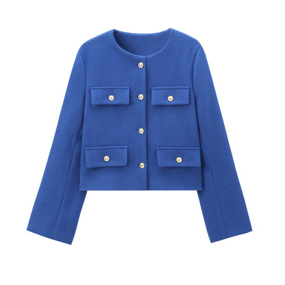 Giacca Cropped con Bottoni Eleganti | Stile Chic Moderno