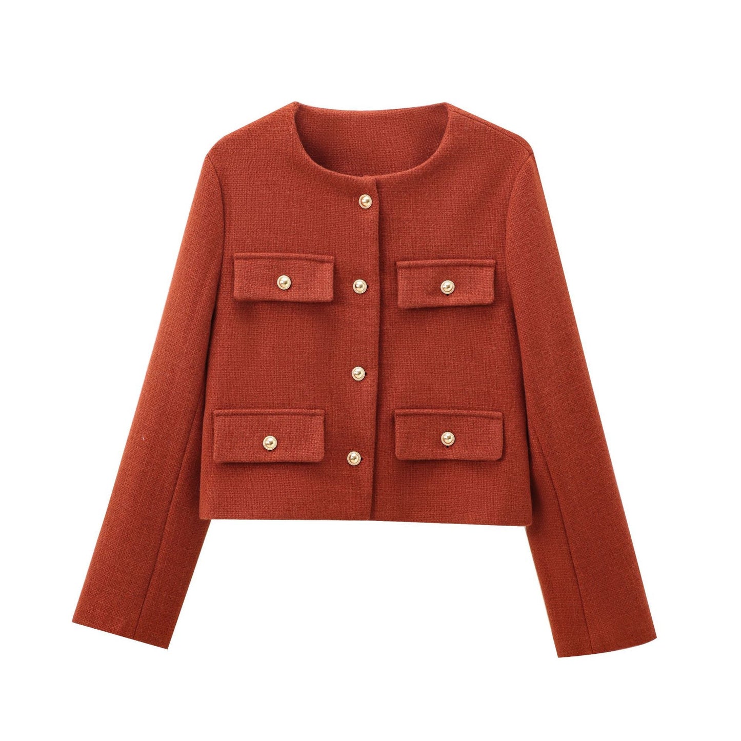 Giacca Cropped con Bottoni Eleganti | Stile Chic Moderno