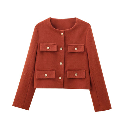 Giacca Cropped con Bottoni Eleganti | Stile Chic Moderno