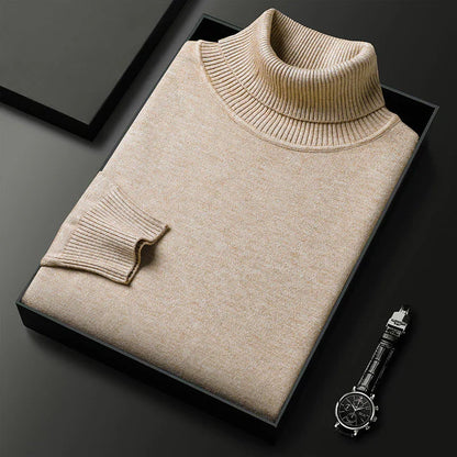 Maglione Collo Alto in Viscosa Stretch | Comfort Elegante