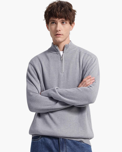 Maglione in Lana Merino con Zip | Comfort ed Eleganza