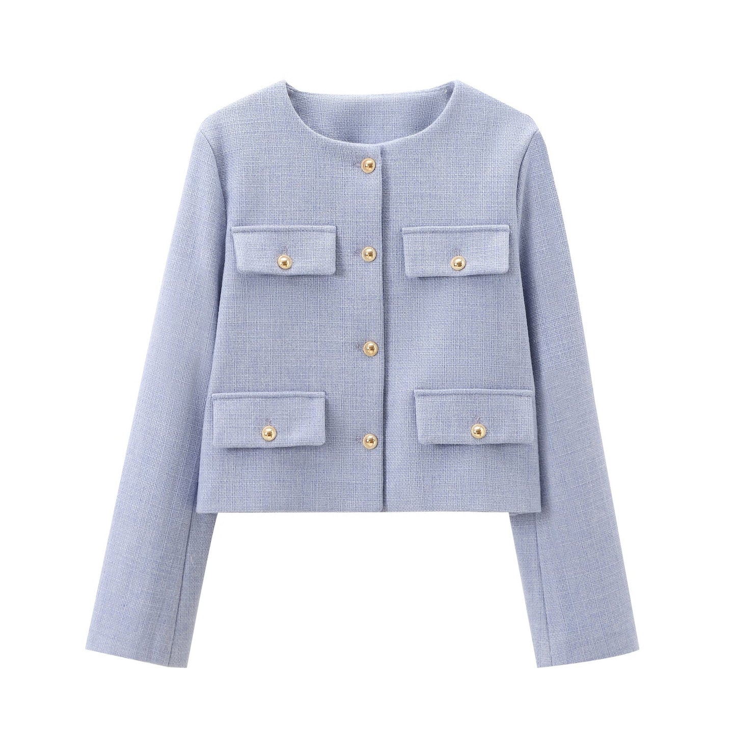 Giacca Cropped con Bottoni Eleganti | Stile Chic Moderno